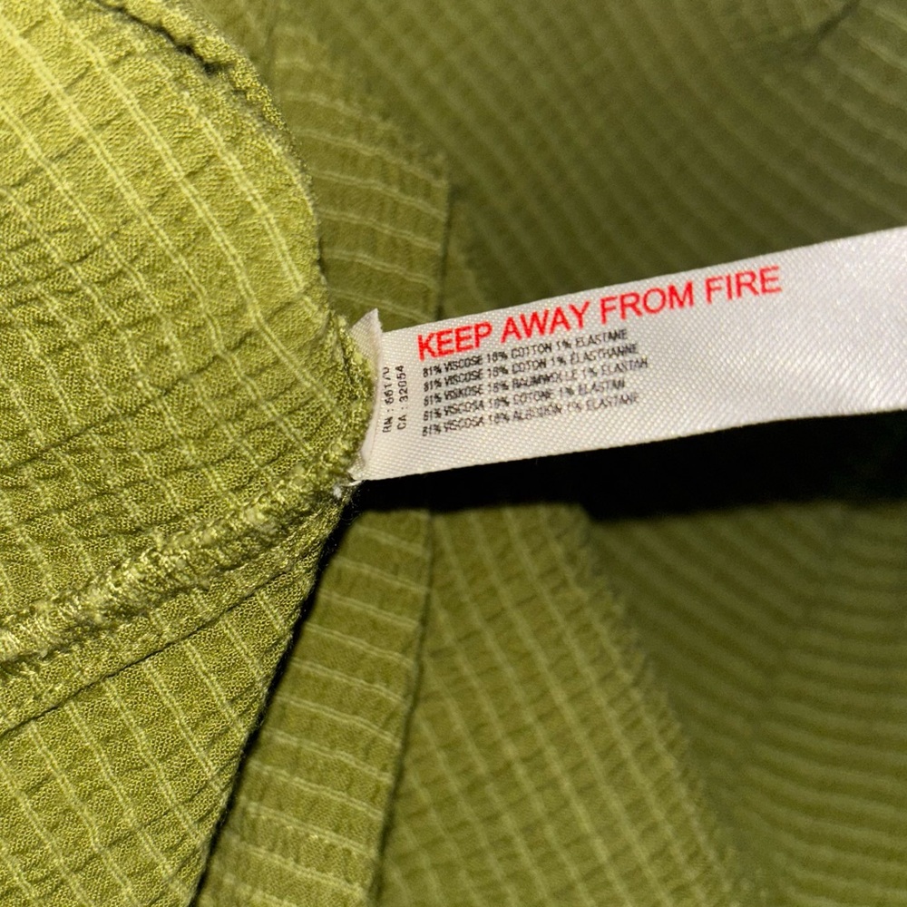 Free People Olive Green Ruched Mini Dress - Picture 5 of 5